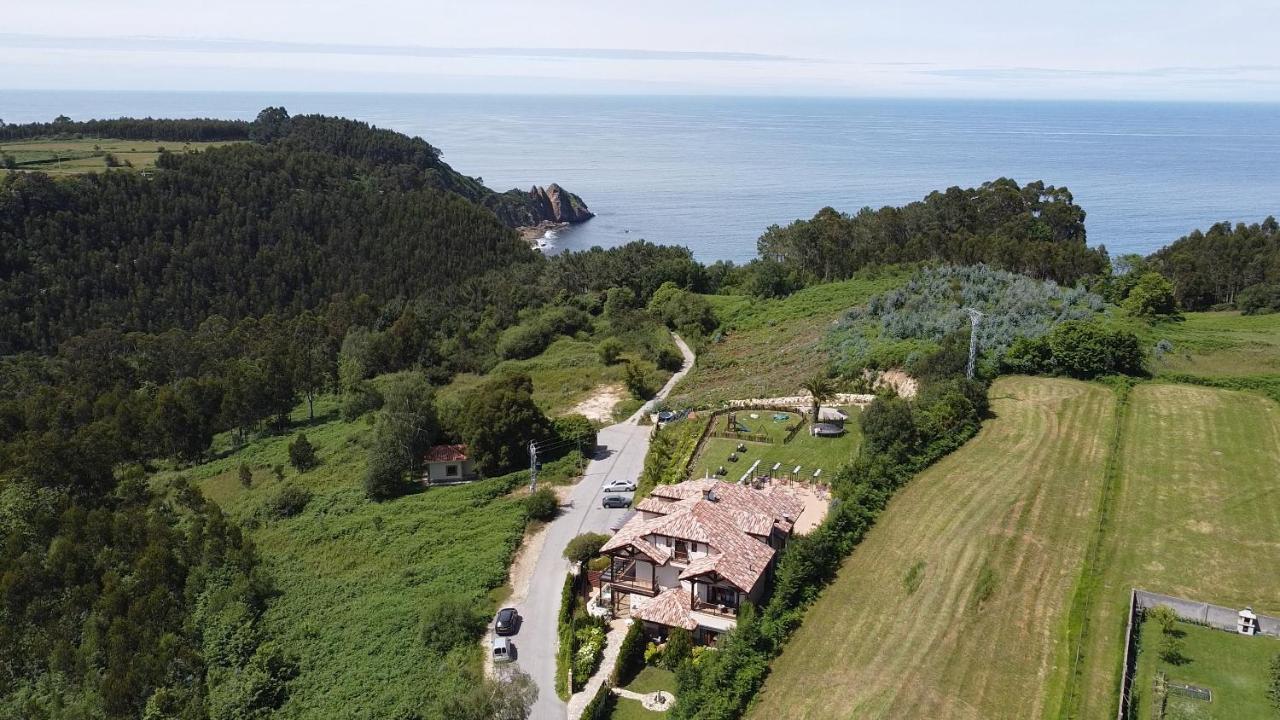 Hotel Rural Playa De Aguilar Muros de Nalón المظهر الخارجي الصورة
