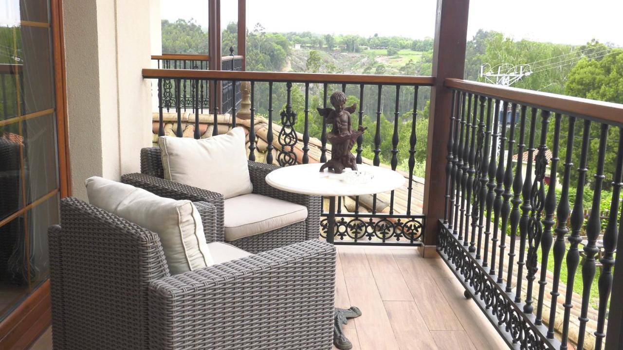 Hotel Rural Playa De Aguilar Muros de Nalón المظهر الخارجي الصورة